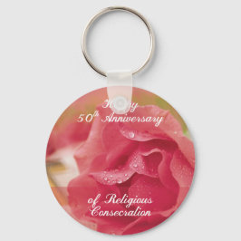 50. Jahrestag der religiösen Verhaftung Pink Ro Schlüsselanhänger