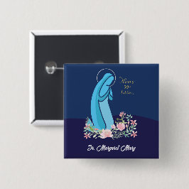 50. Jahrestag des religiösen Lebens Nun Pink Blume Button