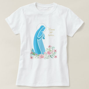 50. Jahrestag des religiösen Lebens Nun Pink Blume T-Shirt