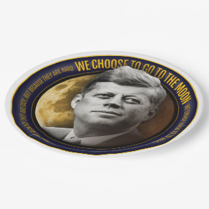 50. Jahrestag JFK Apollo 11 wählen wir Rede Pappteller