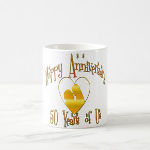 50. Jahrestag Kaffeetasse