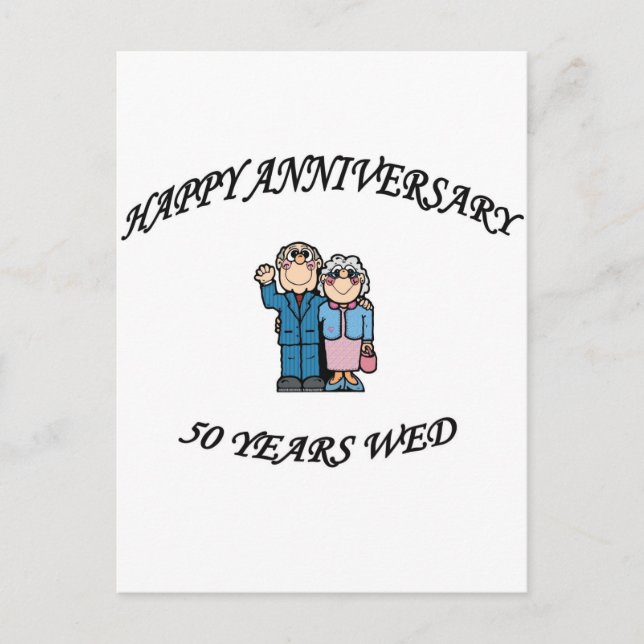 50. JAHRESTAG POSTKARTE (Vorderseite)