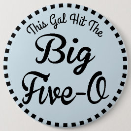 50 Jährig-Geburtstag - Vintage Art Button
