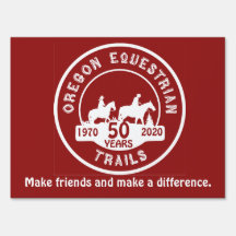 50-jährige Campingflagge