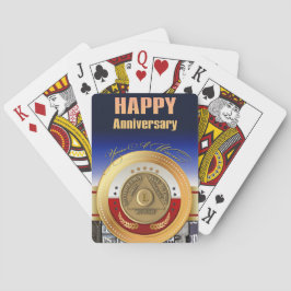 50-jährige OM-Jubiläumin Sie sind Gewinner-Preis Spielkarten