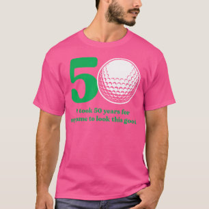 50-jähriger Golfer Golfing Zitat Golf 50. Geburtst T-Shirt