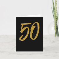 50-jähriger personalisierter Gruß
