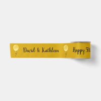 50-jähriges Custom Gold Balloons Band