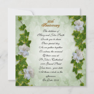 50. Jubiläum der Erneuerung Efeu und Gärten Einladung