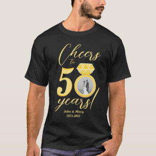 50. Jubiläum Foto auf 50 Jahre T-Shirt