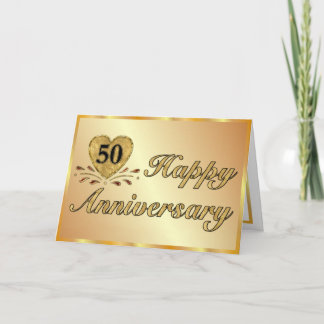50. Jubiläum - Gold Karte