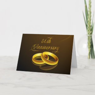 50. Jubiläum Goldene Schrift Karte