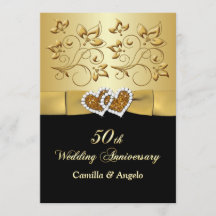 50 Jubiläum JoED Hearts Wedding Einladung 2