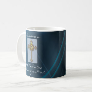 50. Jubiläum-Ordination-Jahrestag des Priesters Tasse