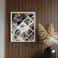 50. Jubiläum Unendlichkeit Liebe Foto Collage Gesc
