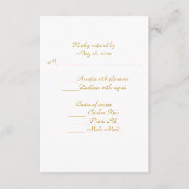 50. Jubiläumsjubiläum Priesterortung RSVP Karte