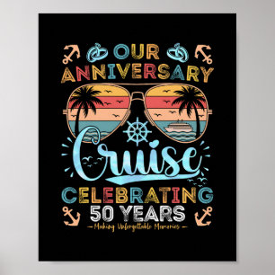 50. Jubiläumskreuzfahrt zum Feiern von 50 Jahren P Poster