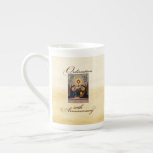 50. Klassifikations-Jahrestags-Engel am Altar Prozellantasse