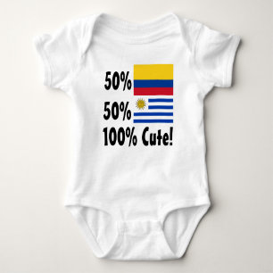 50% kolumbianischer 50% Uruguayan 100% niedlich Baby Strampler