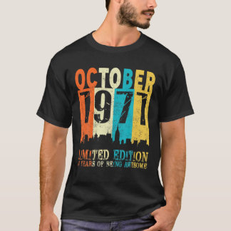 50 limitierte Ausgabe, Made in October 1971 50th B T-Shirt