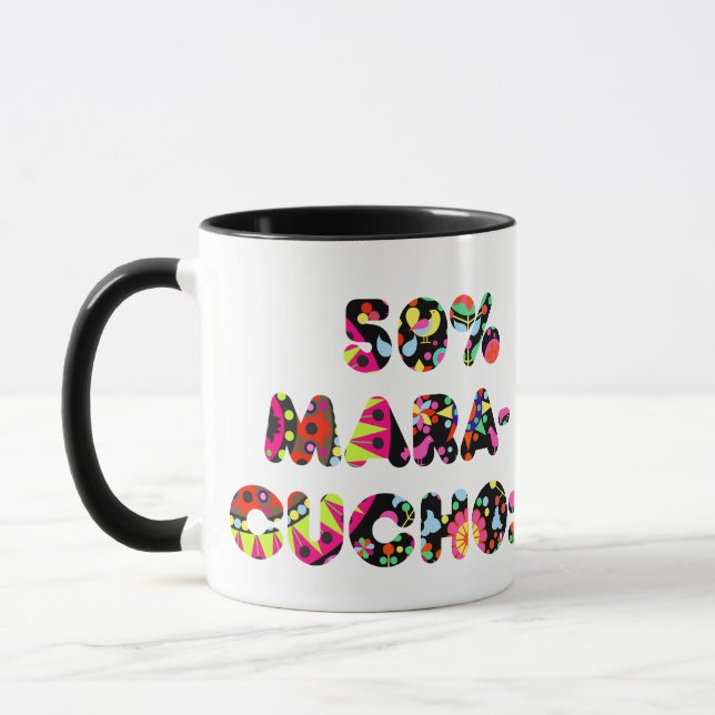 50% Maracucho Mug – Folkloric Maracaibo Design Tasse (Links)