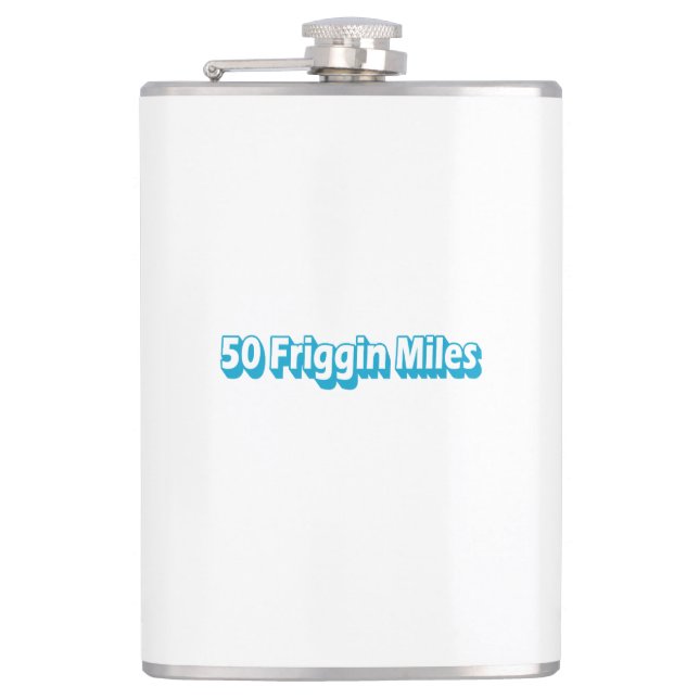 50 Meilen Ultra Flachmann (Vorderseite)