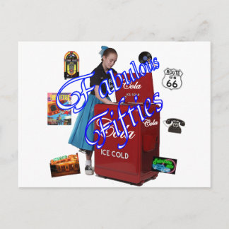 50 Memorbilia-Symbole Postkarte