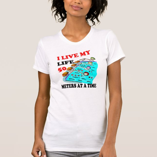 50 Meter auf einmal T-Shirt (Vorderseite)