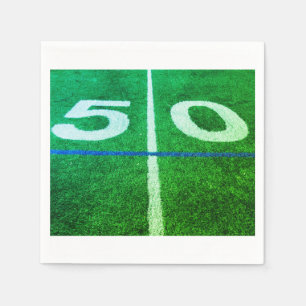 50-Meter-Foto-Fußballfeld Serviette