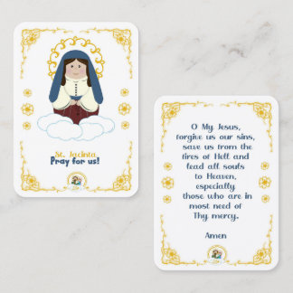 50 Mini St. Jacinta Heilige Karten