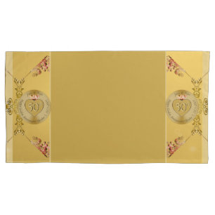 50. oder 1. Hochzeitstag Kissenbezug