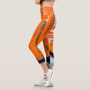 50 Orangenfarben - Senbon Torii, Kyoto Capri Leggings