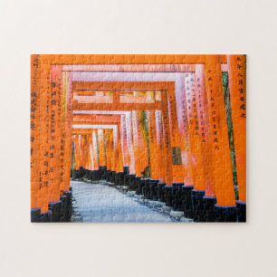 50 Orangenfarben - Senbon Torii, Kyoto Puzzle