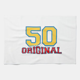 50 Original Geburtstagsgeschmacksmuster Geschirrtuch