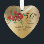 50. 💞 ORNAMENT<br><div class="desc">50. Hochzeitstag Sake Design Ornament halten. ⭐ Dieses Produkt ist zu 100% benutzerdefinierbar. Grafik und / oder Text kann hinzugefügt, gelöscht, verschoben, verändert, verändert werden, rotiert, etc... 99% meiner Designs in meinem Geschäft sind in Schichten gemacht. Damit können Sie die Größe und den Text der Grafik und des Textes so...</div>