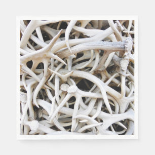50 Paper Napkins Elk Antlers Serviette