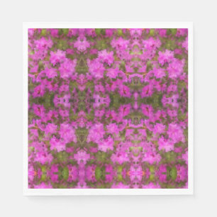 50 Paper Napkins Lila Rhododendron Serviette