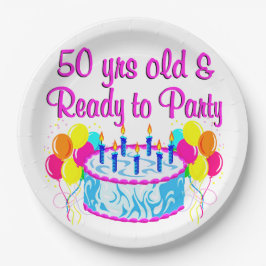 50. PARTY DIVA PAPPTELLER