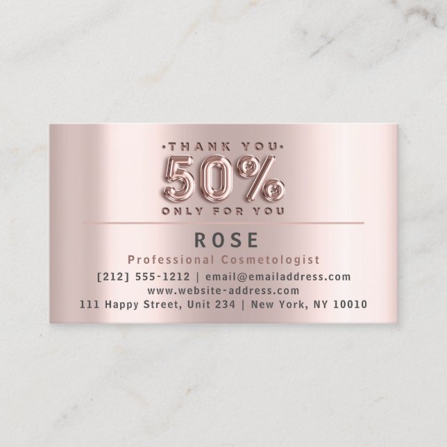 50% Rabatt Logos Dank Rose US-amerikanischer Flagg Terminkarte (Vorderseite)