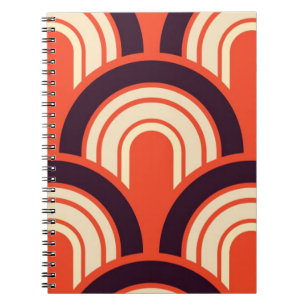 50 Retro Abstrakt Notizblock