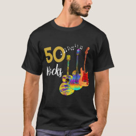 50 Rocks Gitarre 50. Geburtstagsparty T-Shirt