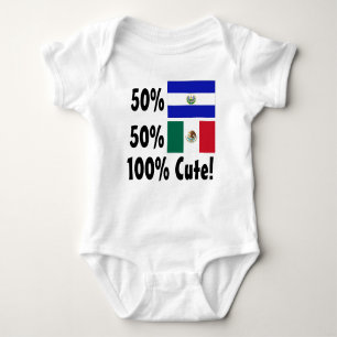50% Salvadorianer 50% Mexikaner 100% niedlich Baby Strampler