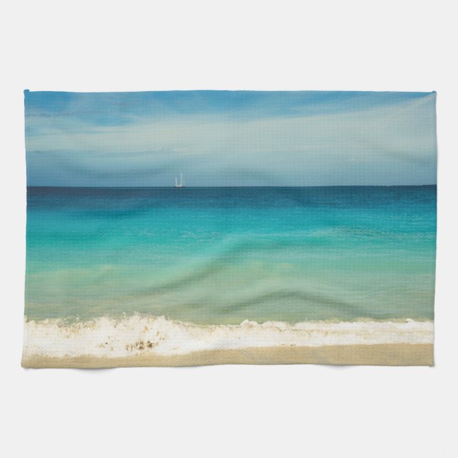 50 Schatten Blau Geschirrtuch (Horizontal)