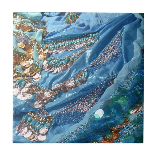 50 Schatten Türkis Fliese (Vorderseite)