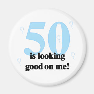 50 schaut auf mir gut magnet