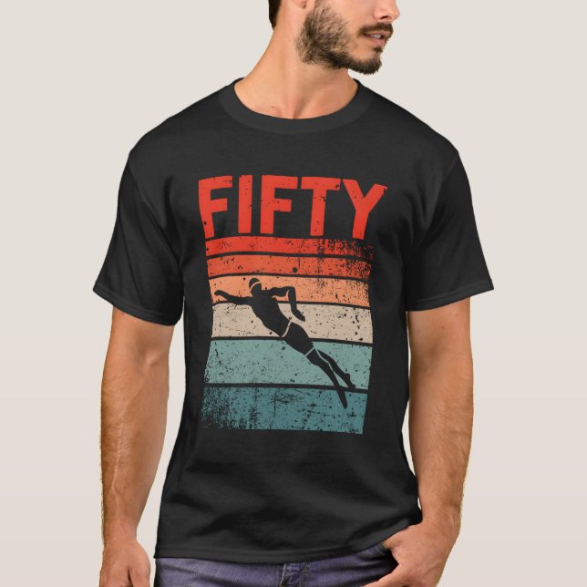 50 Schwimmbad 50 T-Shirt (Vorderseite)