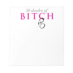 50 Shades Notepad Notizblock