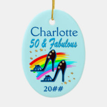 50. SHOE QUEEN DATED UND CUSTOM ORNAMENT