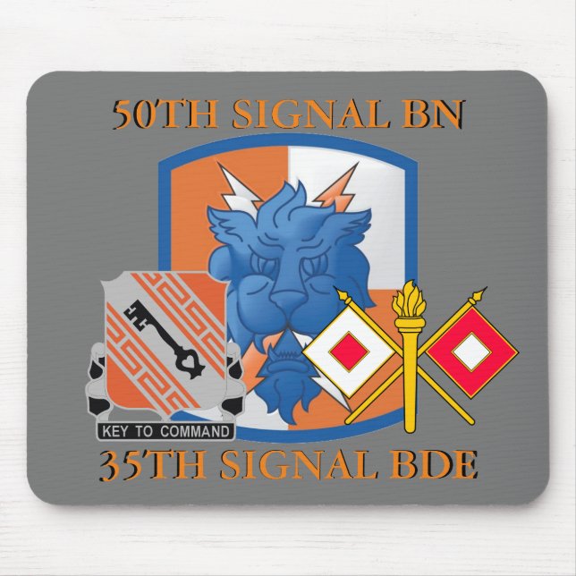 50. SIGNAL BATTALION 35. SIGNAL BRIGADE MOUSEPAD (Vorne)