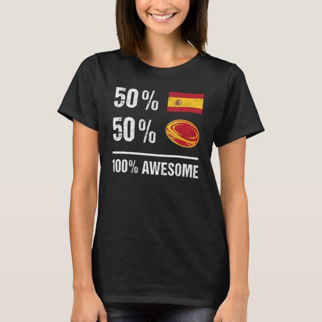 50 Spanien 50 Sport 100 Phantastisch Spanien Sport T-Shirt (Vorderseite)